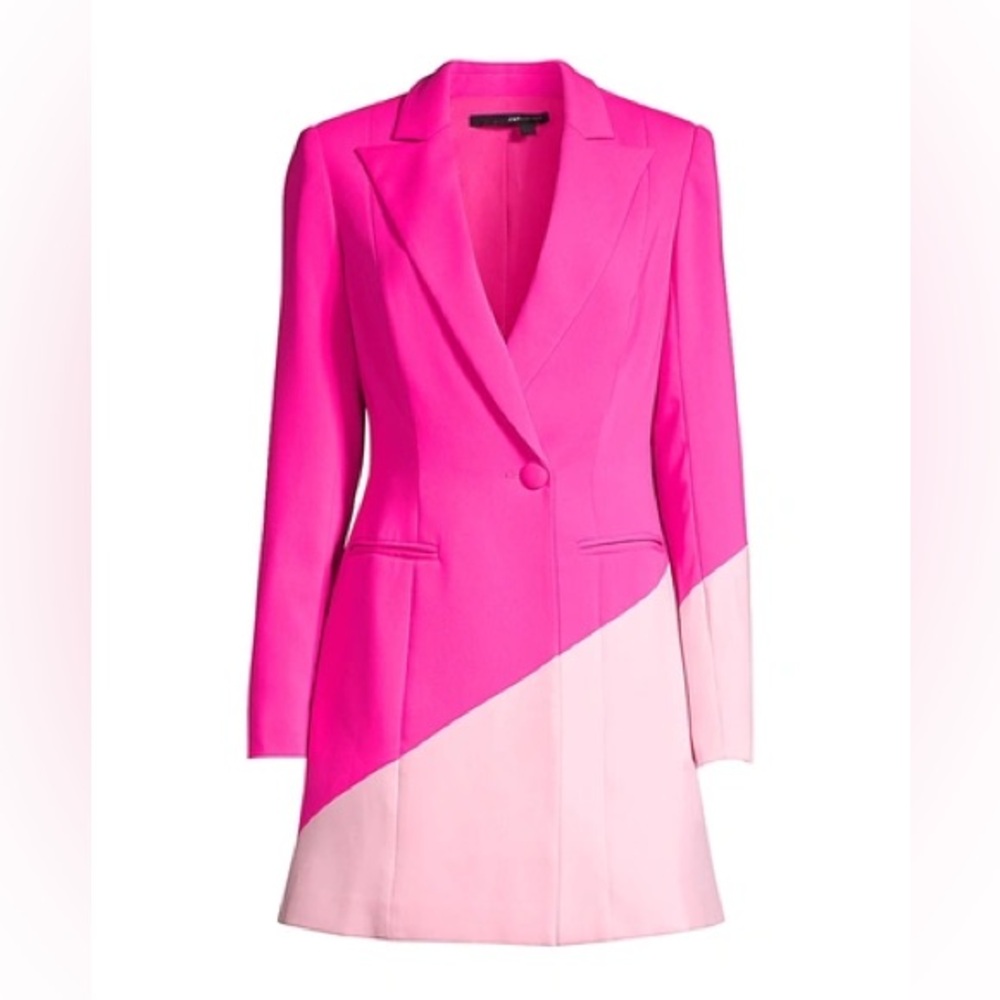 JAYGODFREY BRIGHT BLAZER DRESS IN  FUCSHIA PEONY